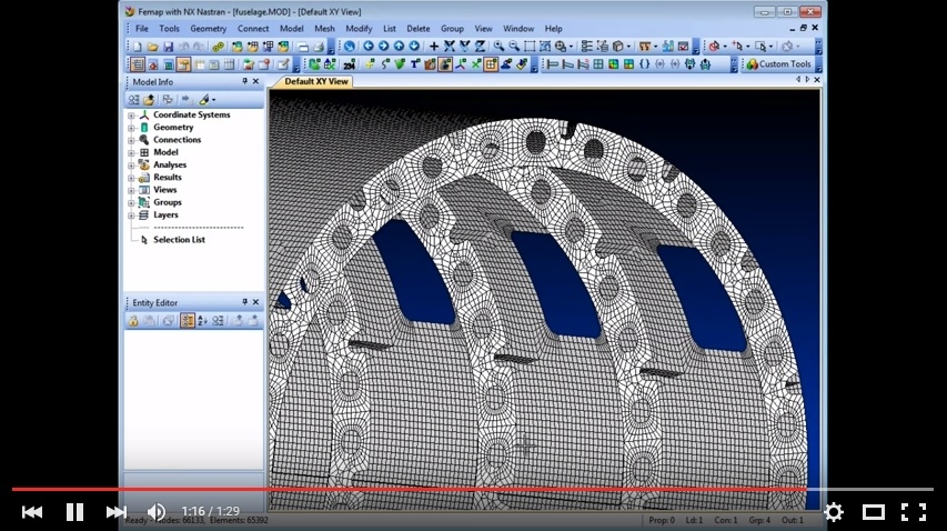 Example of a software video for engineers